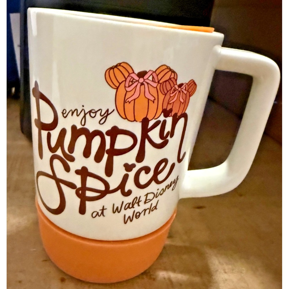 2026 Walt Disney World Halloween Starbucks Pumpkin Spice Mug Cup Minnie Lid